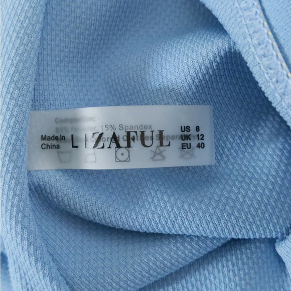 🎉 3/$20 Zaful Textured Scalloped High Waisted Bikini Bottom - Picture 6 of 7